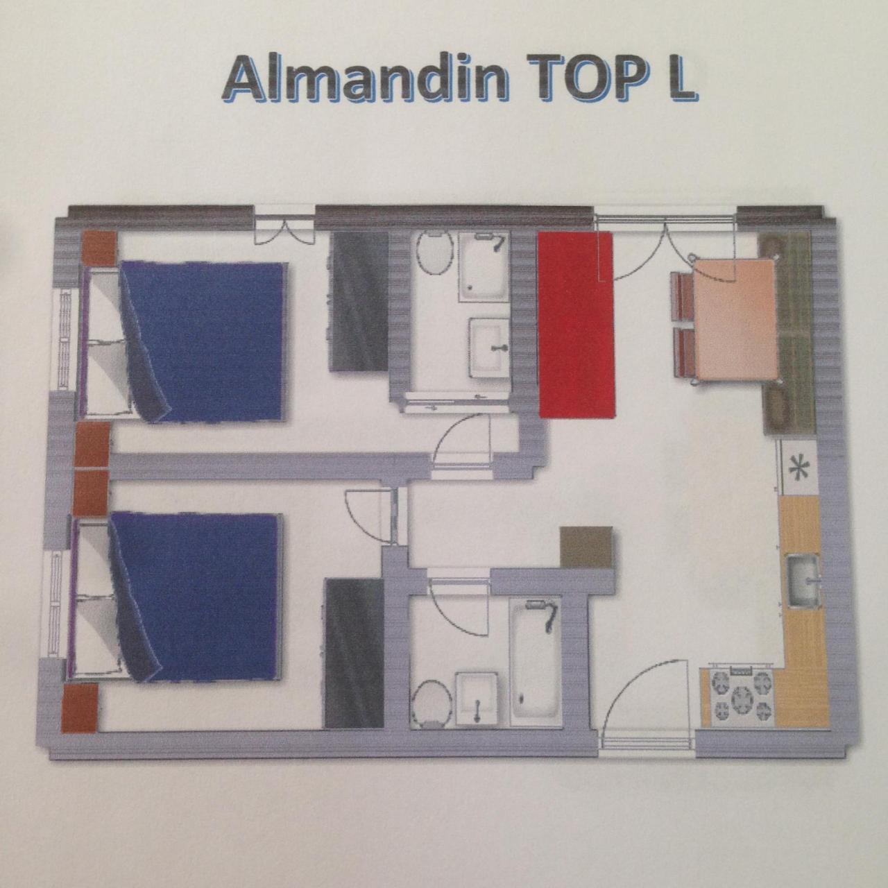 Almandin Apartments 이스크글 외부 사진